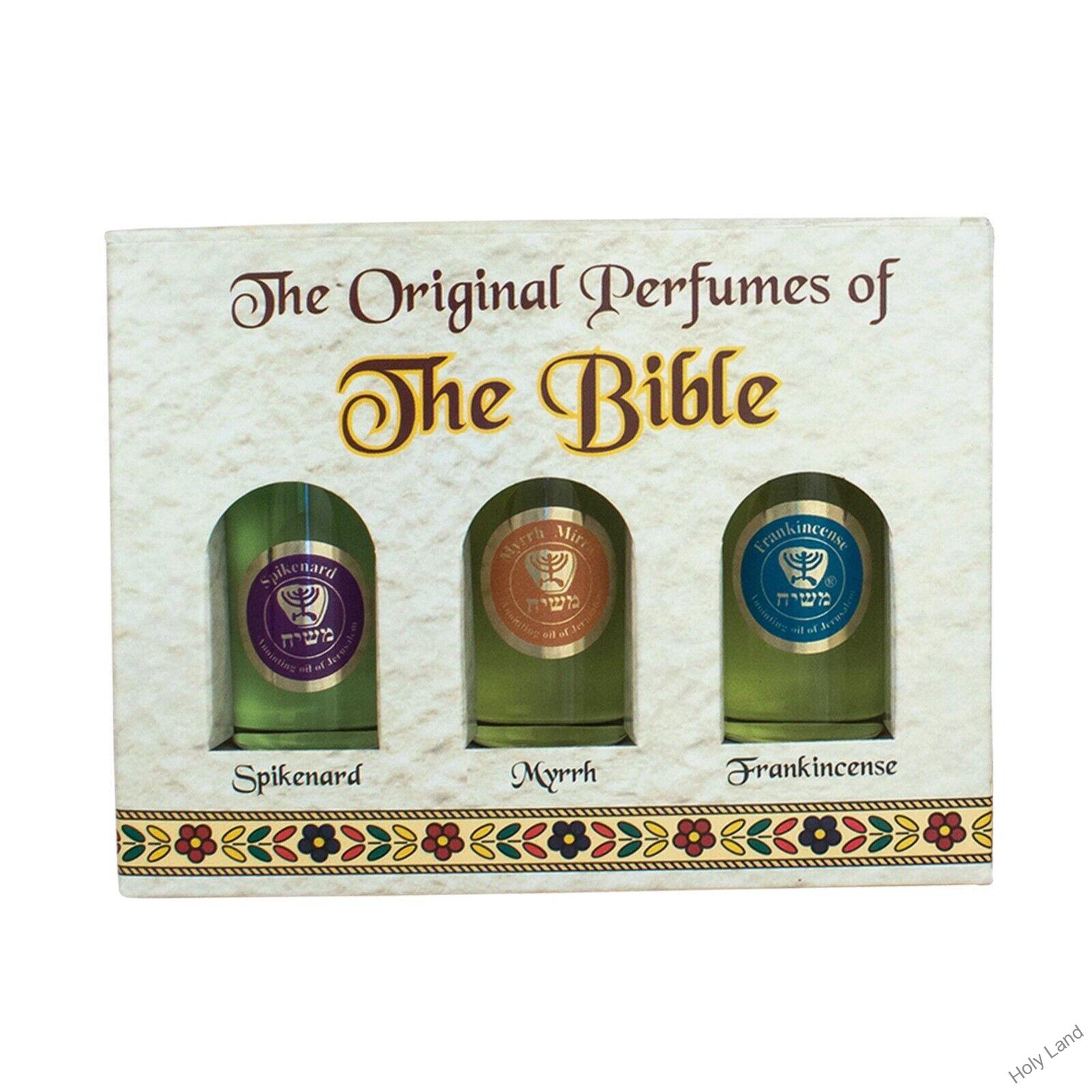 Set 3ks Biblických voňavých olejčekov 10ml - Spikenard, Myrrh a Frankiscense