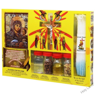 Set sv.voda/olej/zemina/kadidlo/kríž/Jeruzalemské sviečky 